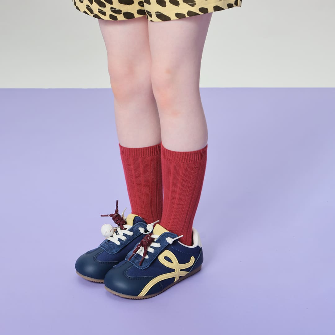 Loopie Play Kid Sneaker – Recycled Leather, Zero-Drop Sole