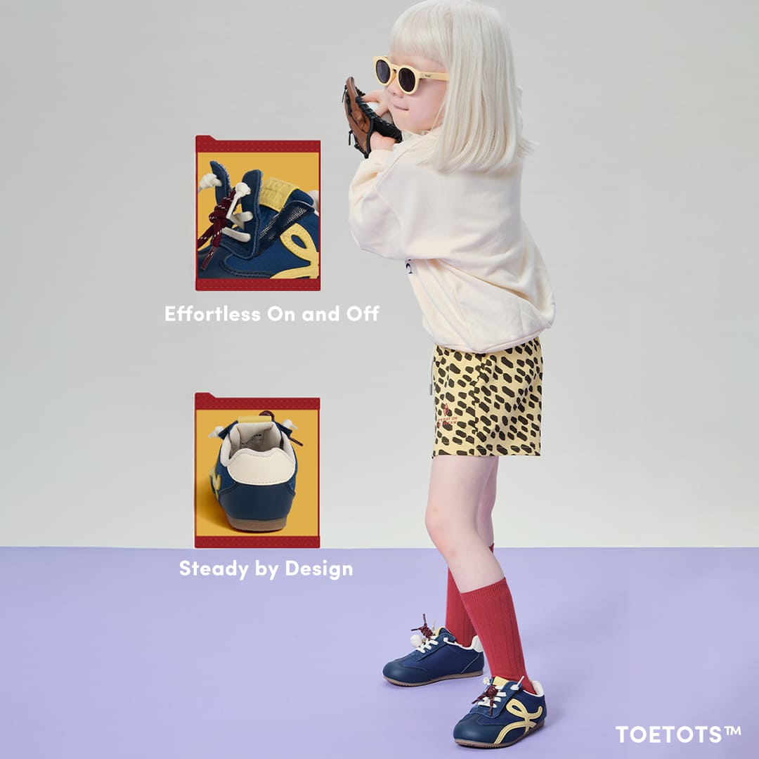 Loopie Play Kid Sneaker – Recycled Leather, Zero-Drop Sole