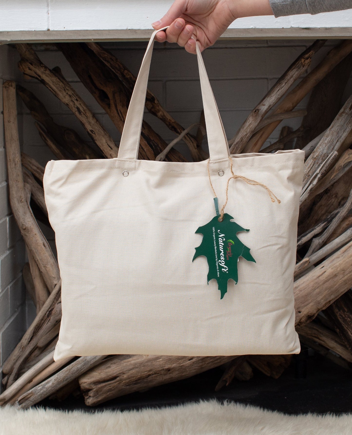 Organic Cotton Throw Blanket | Organic Textiles | Woven Throw Blanket | Earth-Friendly Blanket | Cotton Blanket | Choice of Color