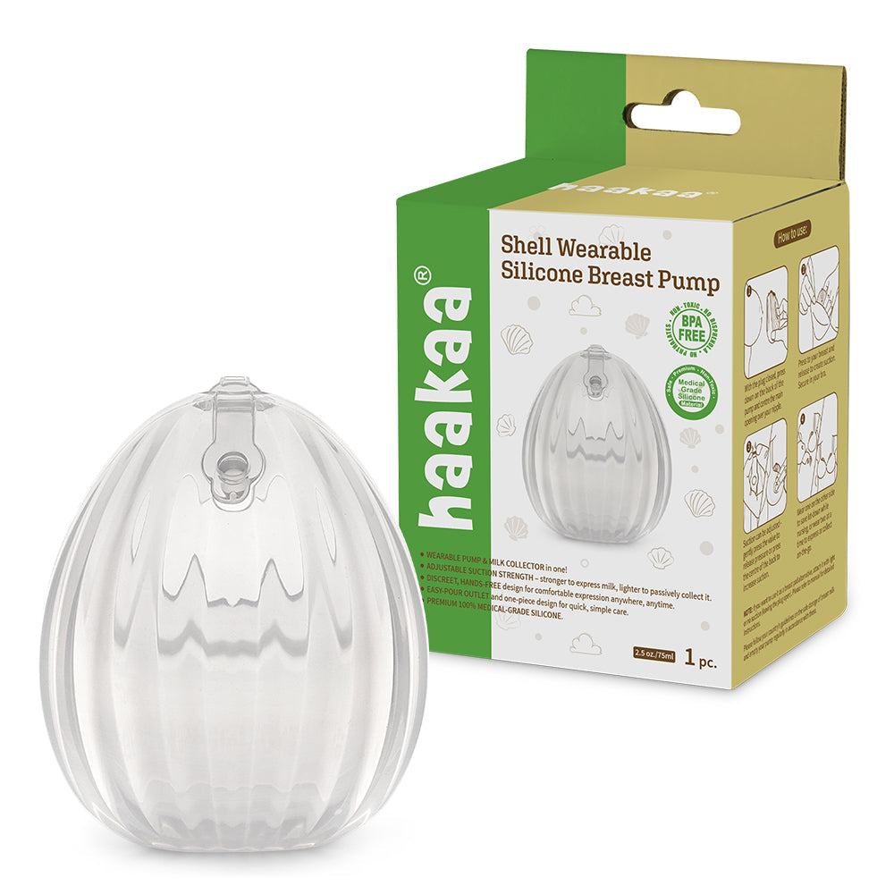 Haakaa Shell Wearable Non-Toxic Silicone Breast Pump