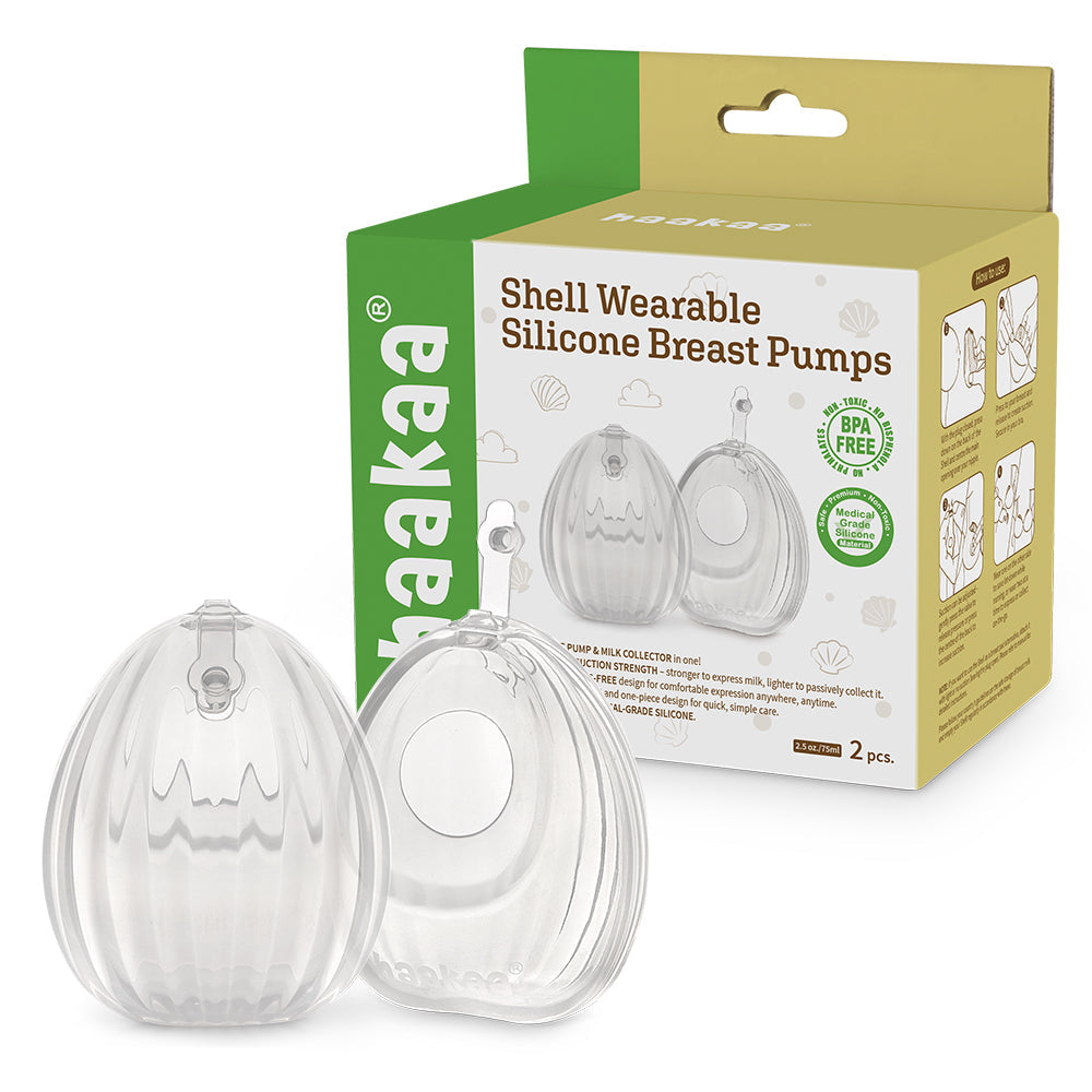 Haakaa Shell Wearable Non-Toxic Silicone Breast Pump
