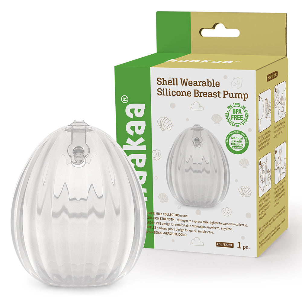 Haakaa Shell Wearable Non-Toxic Silicone Breast Pump