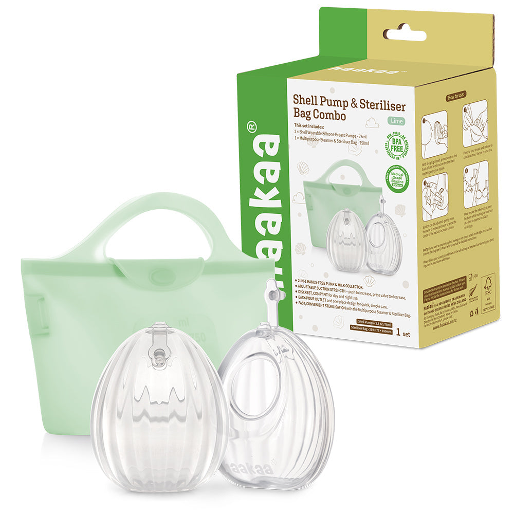 Haakaa Shell Wearable Non-Toxic Silicone Breast Pump