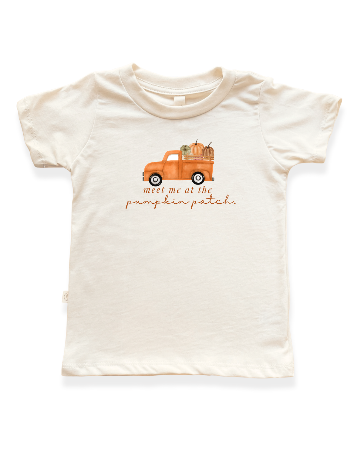 Meet Me At The Pumpkin Patch Organic Cotton Kids T-Shirt – Short Sleeve, 2T–12Y
