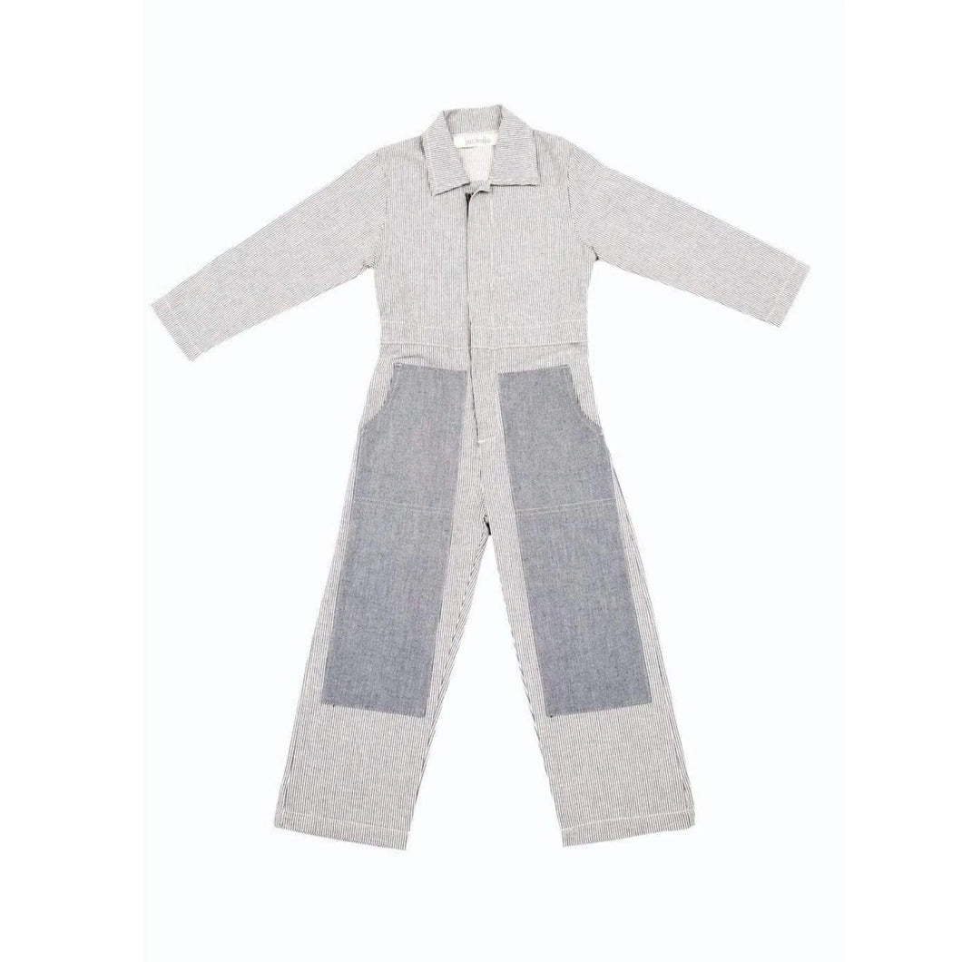 Jackalo Organic Cotton Twill Kids’ Gender-Neutral Mac Coverall