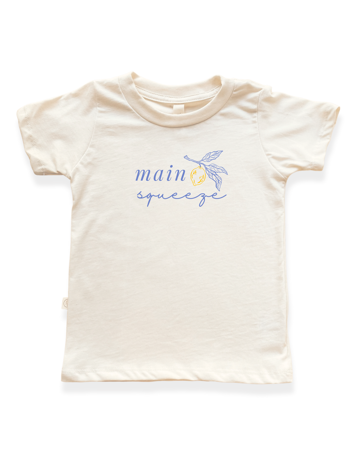 Main Squeeze Organic Cotton Kids T-Shirt – Short Sleeve, 2T–12Y