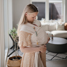 Load image into Gallery viewer, Mushie Organic Cotton Ribbed Baby Bonnet
