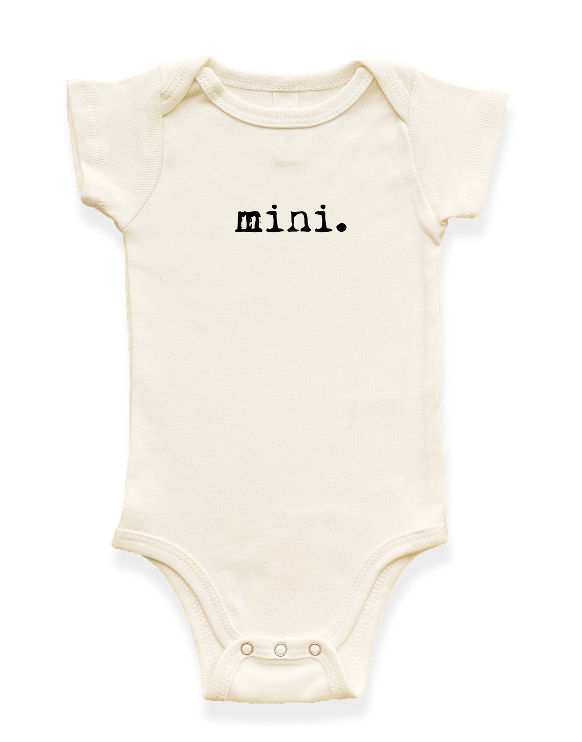 Mini Organic Cotton Baby Bodysuit – Short Sleeve, 0–18M