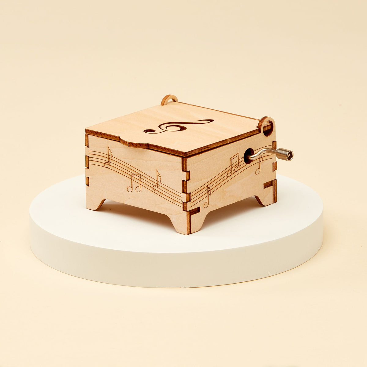 Kitsville Music Box DIY Kit – Wooden STEM Building Kit for Kids 6+