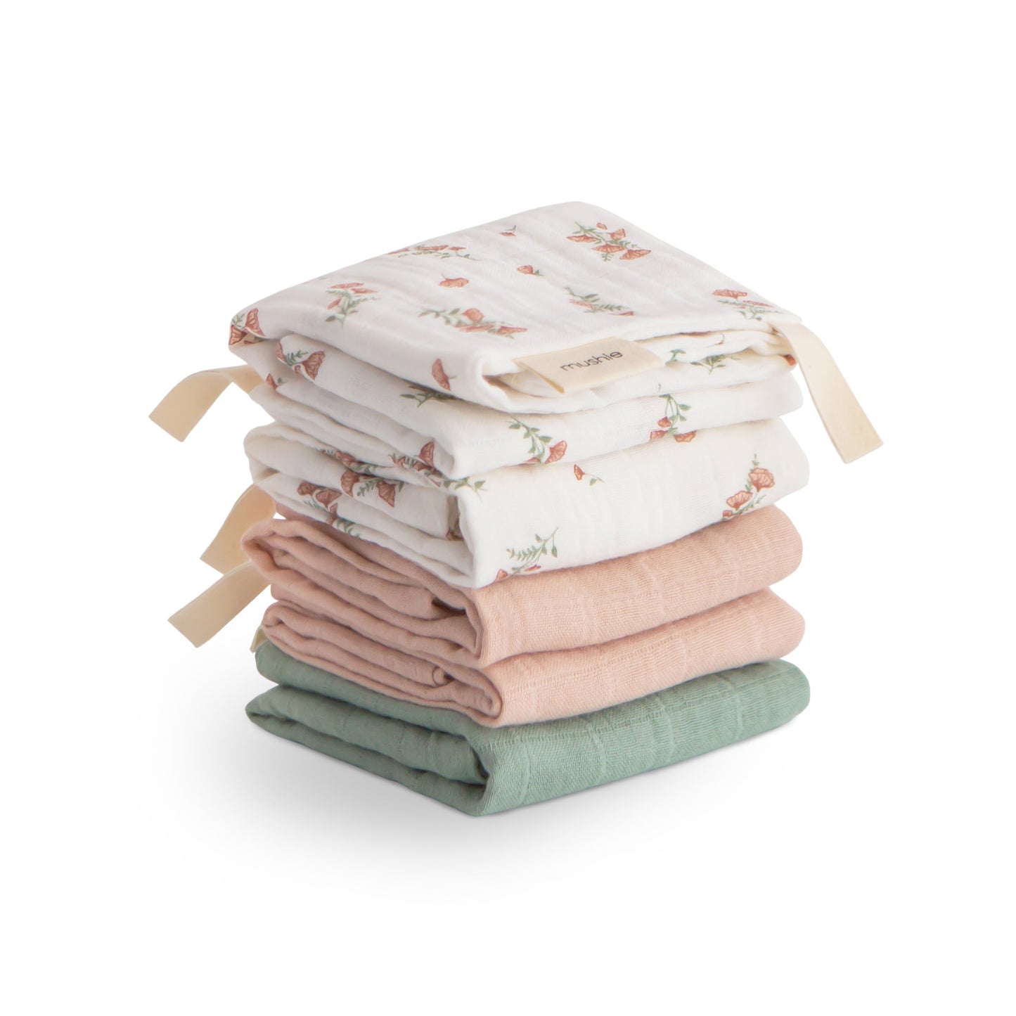Mushie Organic Muslin Cotton Washcloth
