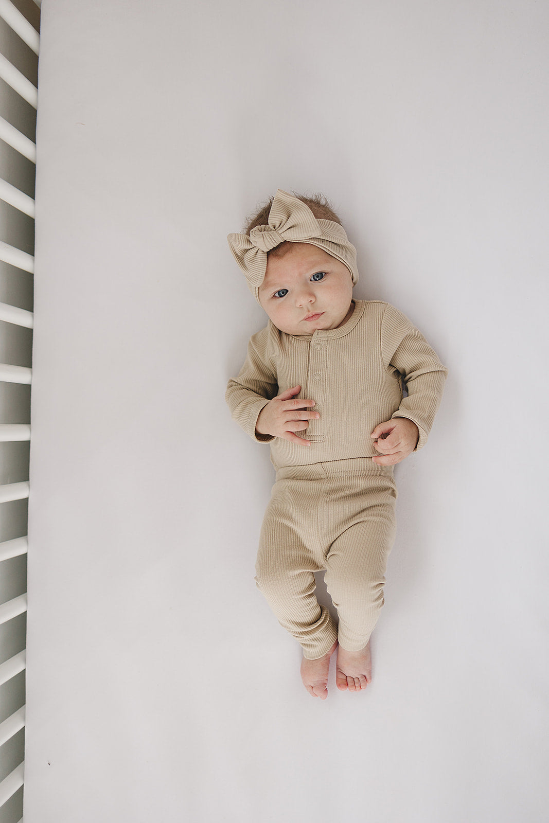 Mebie Baby Oatmeal Organic Cotton Leggings