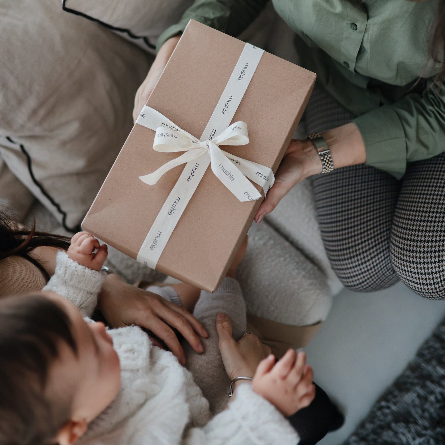 Mushie Silicone Baby Mealtime Gift Set