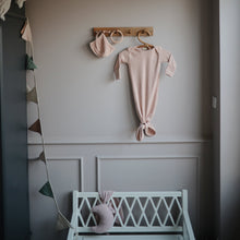 Load image into Gallery viewer, Mushie Organic Cotton Ribbed Baby Bonnet
