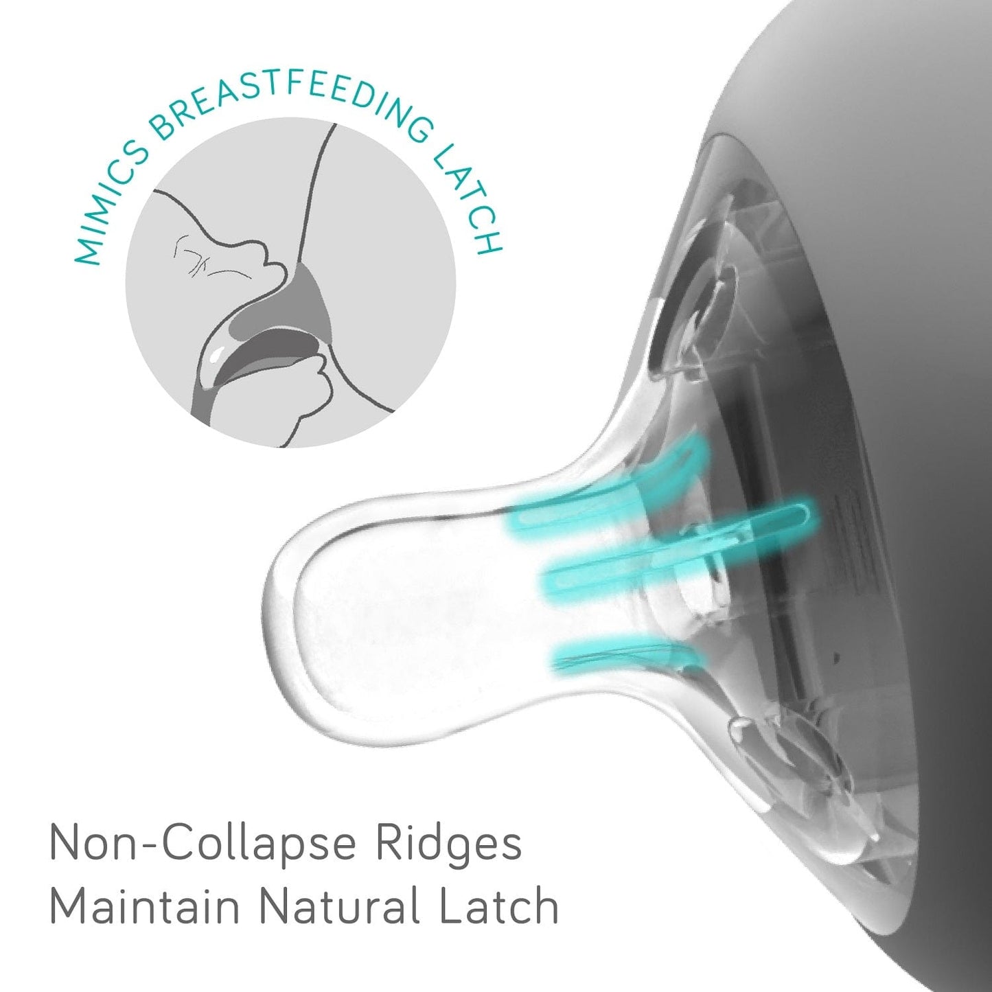 Nanobébé Silicone Anti-Colic Baby Bottle Nipples
