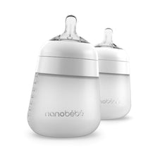 Load image into Gallery viewer, Nanobébé 9oz Flexy Silicone Baby Bottle
