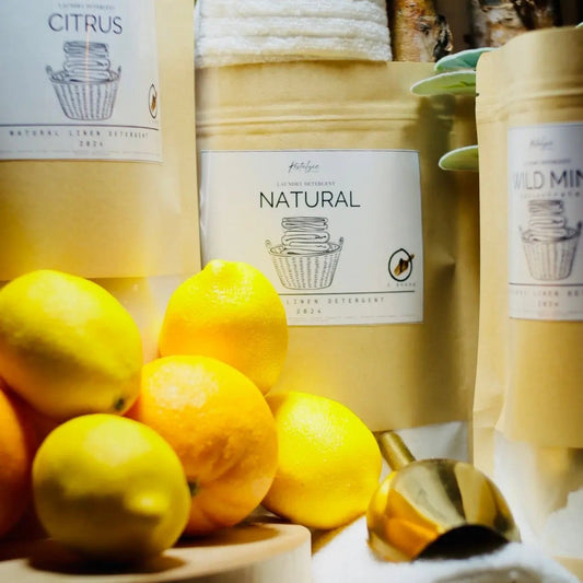 Natural Organic Vegan Laundry Detergent – 30oz & 4lb (Eco-Friendly Cleaning Power)