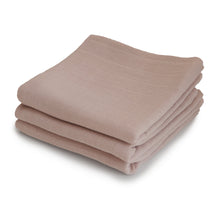Load image into Gallery viewer, Organic Cotton Muslin Cloths 3-Pack
