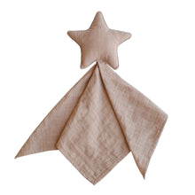 Load image into Gallery viewer, Mushie Organic Cotton Star Baby Lovey Security Blanket

