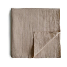 Load image into Gallery viewer, Mushie Organic Cotton Muslin Swaddle Blanket
