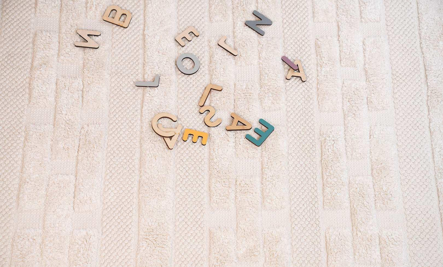 Sage & Wild Nest Organic Cotton Rug - GOTS Certified Sensory Texture Rug