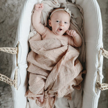 Load image into Gallery viewer, Mushie Organic Cotton Muslin Swaddle Blanket
