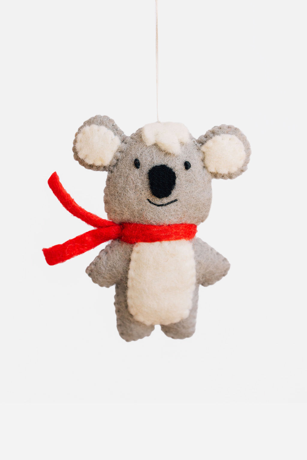 Koala Ornament – Handmade Wool Felt Holiday Decor