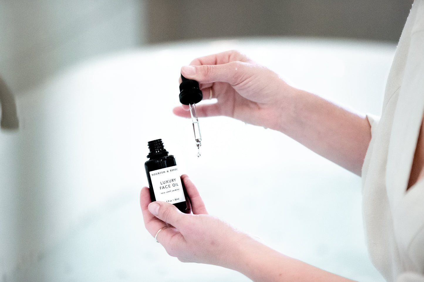 Nourish & Refine Luxury Face Oil - Pure Rosehip & Essential Oils