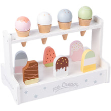Load image into Gallery viewer, 15 Pcs Wooden Popsicle Ice Cream Bar Pretend Play Set

