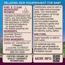 Load image into Gallery viewer, WishGarden Herbs Oh Baby! USDA Organic Lavender Baby Oil

