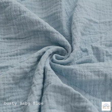 Load image into Gallery viewer, Set of 5 - Boy Burp Cloths in Organic Cotton Double Gauze
