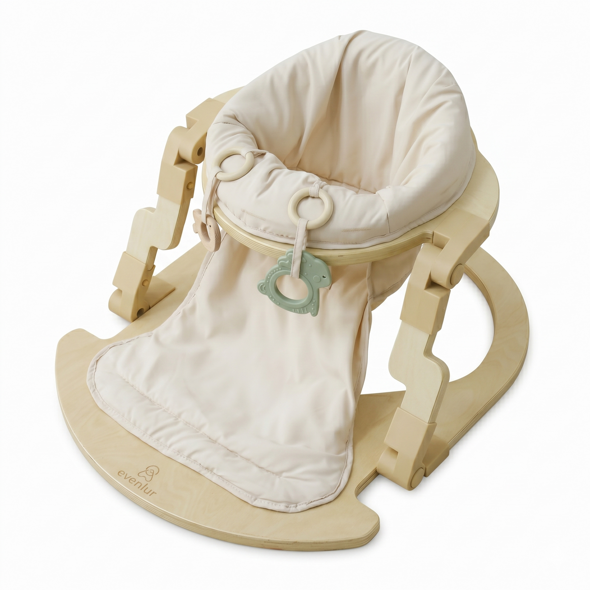 Avenlur Oakling Foldable Wooden Baby Activity Seat – Real Wood Play Seat for 10–18 Months