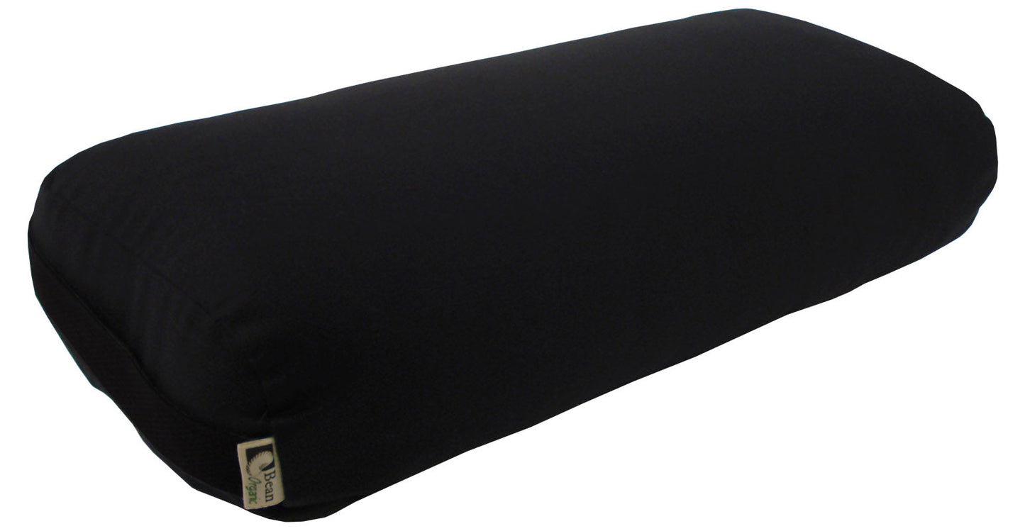 Premium Organic Cotton Yoga Bolster - Round, Rectangle, Pranayama