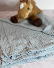 Load image into Gallery viewer, Organic Cotton Gauze Muslin Swaddle Blanket
