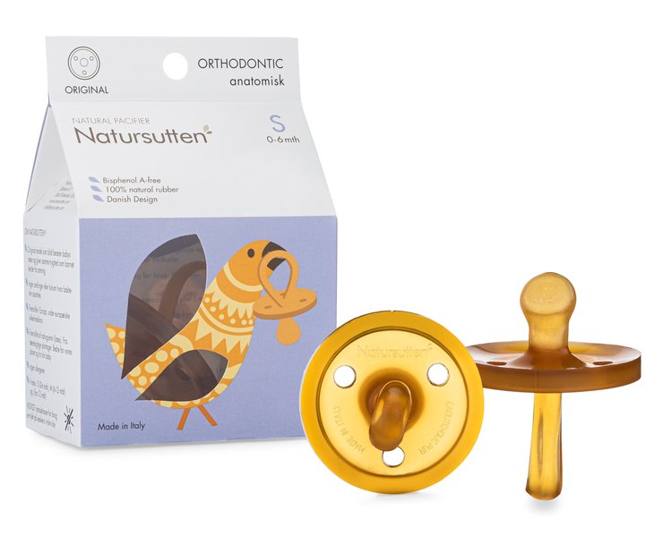 Natursutten Natural Rubber Original Pacifier- Orthodontic – Nature Kids Co.