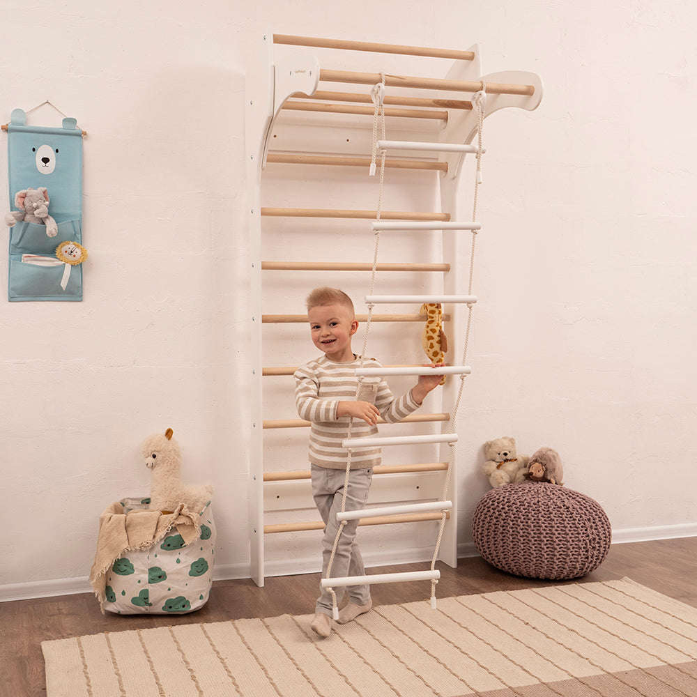 Wood and Hearts Eco-Friendly Wooden Kids' Swedish Wall