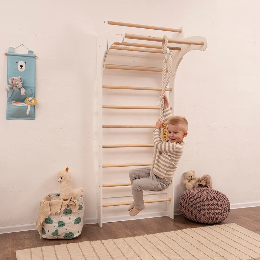 Wood and Hearts Eco-Friendly Wooden Kids' Swedish Wall