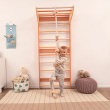 Load image into Gallery viewer, Wood and Hearts Eco-Friendly Wooden Kids&#39; Swedish Wall
