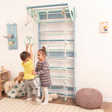 Load image into Gallery viewer, Wood and Hearts Eco-Friendly Wooden Kids&#39; Swedish Wall
