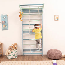 Load image into Gallery viewer, Wood and Hearts Eco-Friendly Wooden Kids&#39; Swedish Wall
