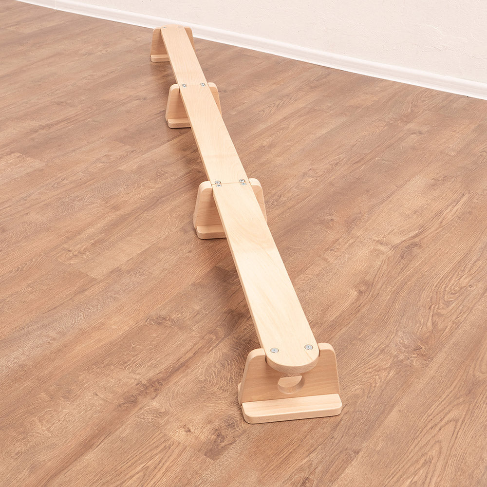 Wood and Hearts Eco-Friendly Wooden Balance Beam for Kids