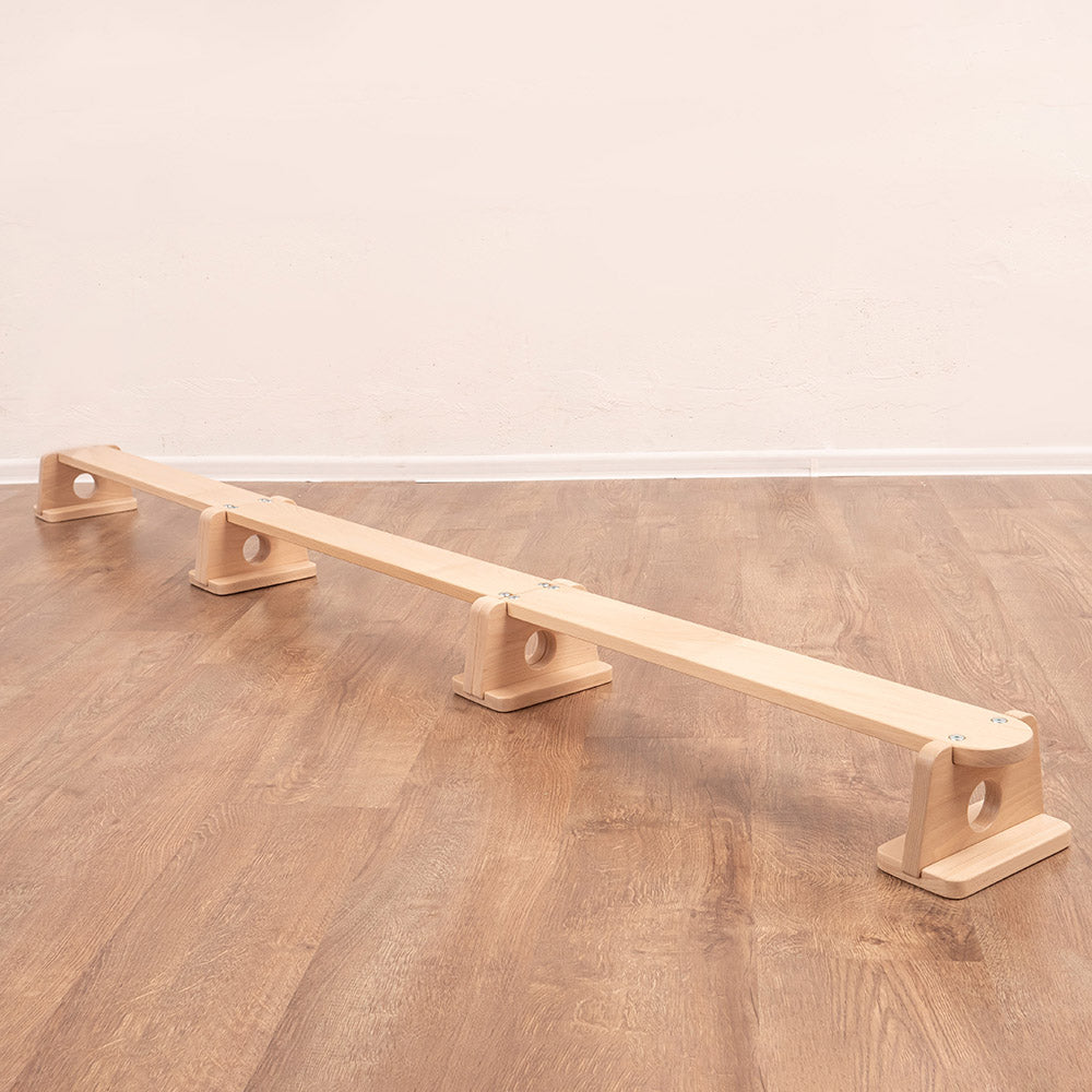 Wood and Hearts Eco-Friendly Wooden Balance Beam for Kids