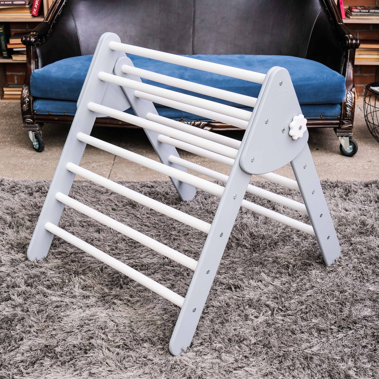 Wood and Hearts Eco-Friendly Wooden Montessori Foldable Pikler Triangle