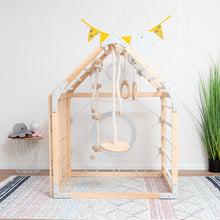 Load image into Gallery viewer, Wood and Heart Eco-Friendly Indoor Wooden Climbing Playhouse
