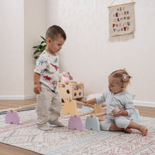 Load image into Gallery viewer, Wood and Hearts Sustainable Wooden Balance Beam Set

