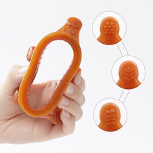 Load image into Gallery viewer, Haakaa Silicone Crown Teether 1 PK - Amber
