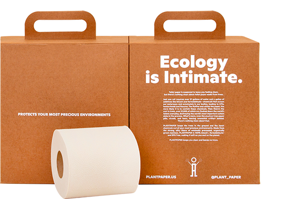 PlantPaper Bamboo Toilet Paper - Tree-Free, Toxin-Free, Plastic-Free