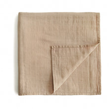 Load image into Gallery viewer, Mushie Organic Cotton Muslin Swaddle Blanket
