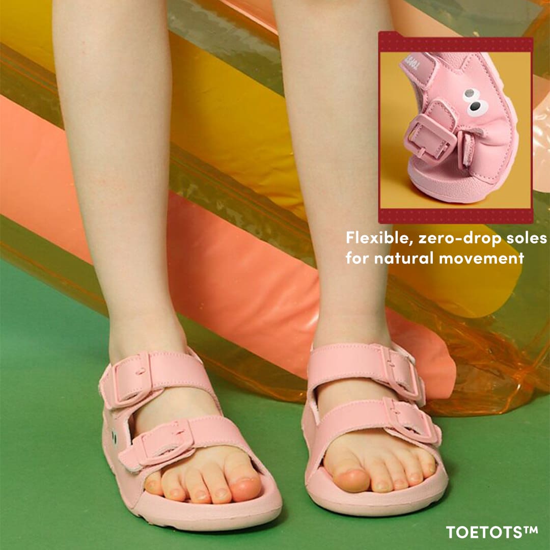 Pebble Kid Sandals – Zero-Drop, Quick-Dry, Wide Toe Box
