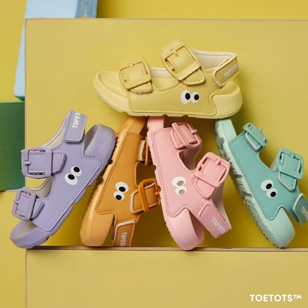 Pebble Kid Sandals – Zero-Drop, Quick-Dry, Wide Toe Box