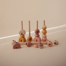 Load image into Gallery viewer, Wooden Multi Shape Stacker
